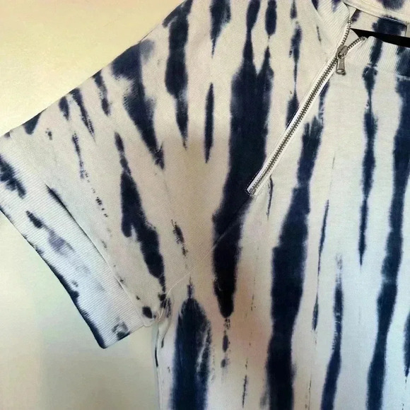 Chico’s French Terry Tye Dye Short Sleeve Dress - Picture 4 of 8